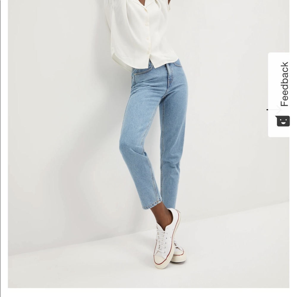 The Stevie High Waisted Jean in Light Indigo